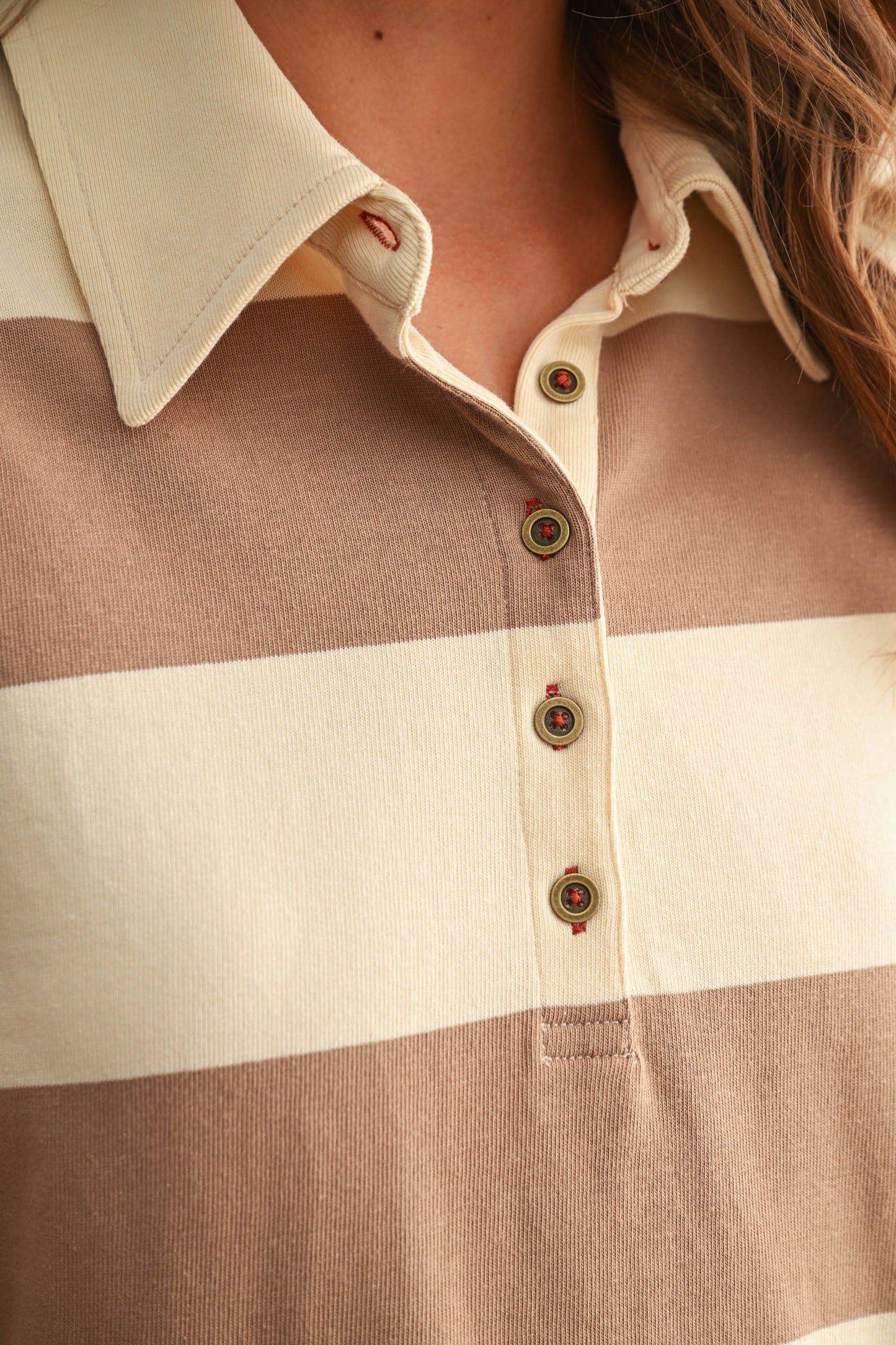 Long Sleeve Wide Panel Knit Shirt