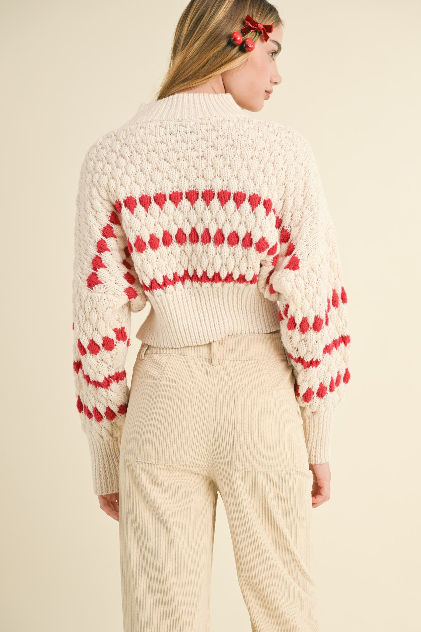 Color Popped Sweater Top