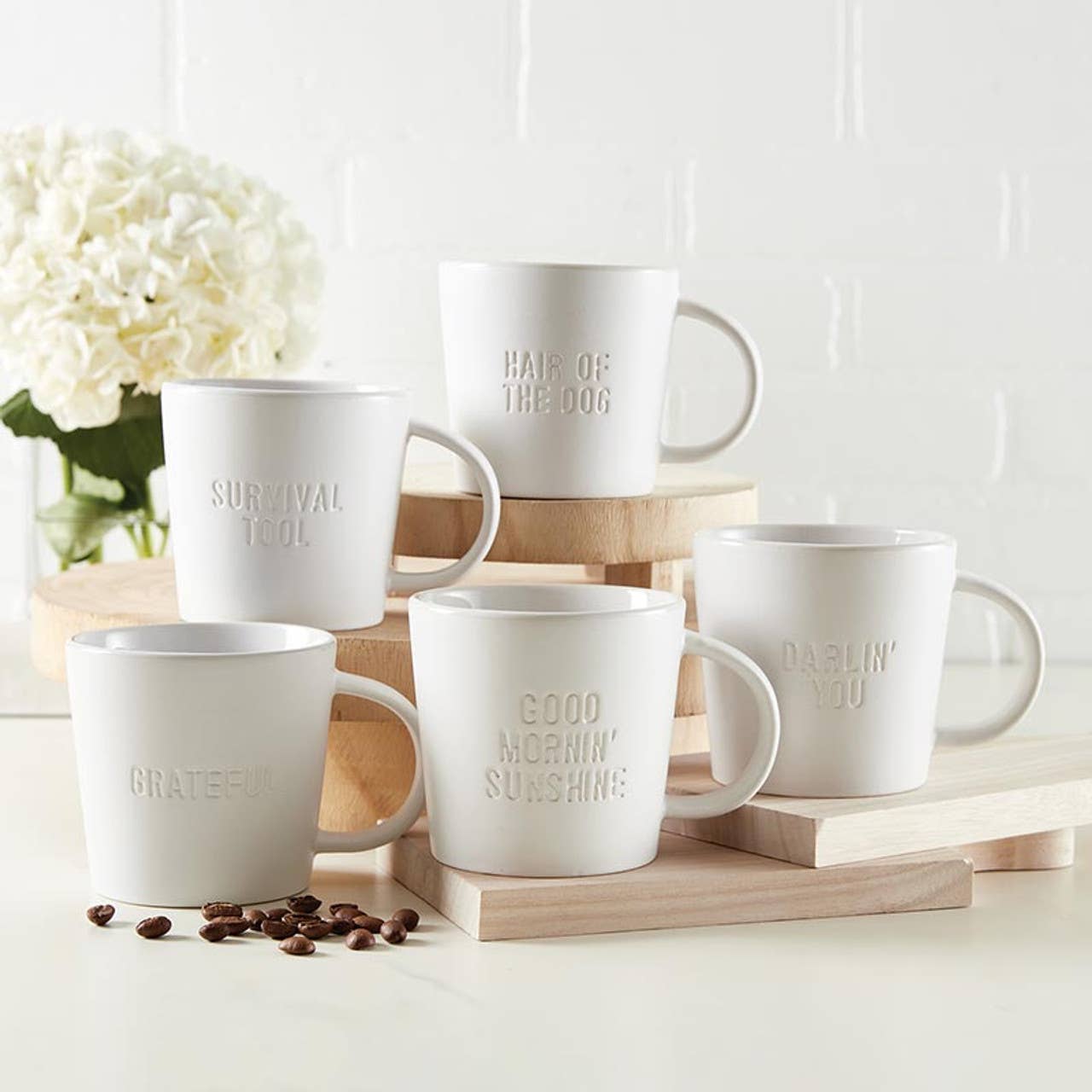 Face to Face Ceramic Coffee Mug - Survival Tool: Material