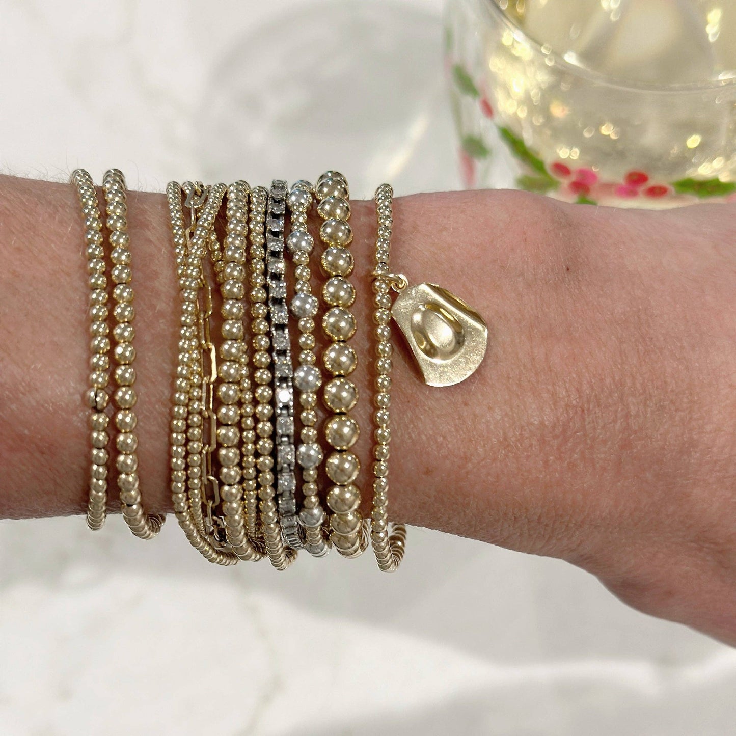 Cowboy Hat Charm Bracelet