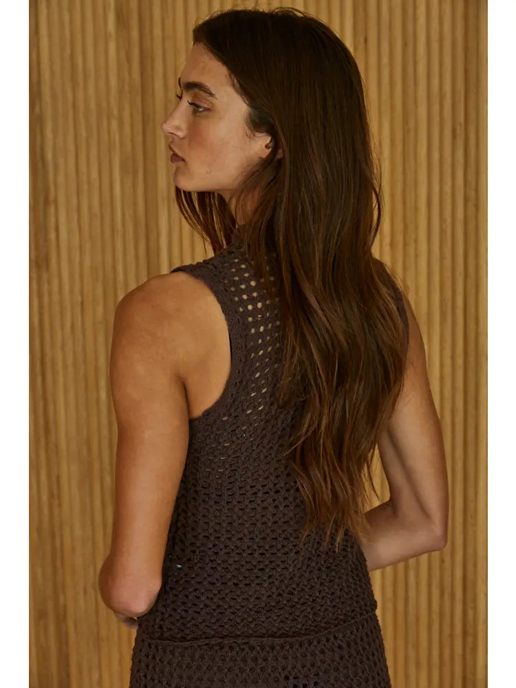 Mock Sleeveless Top