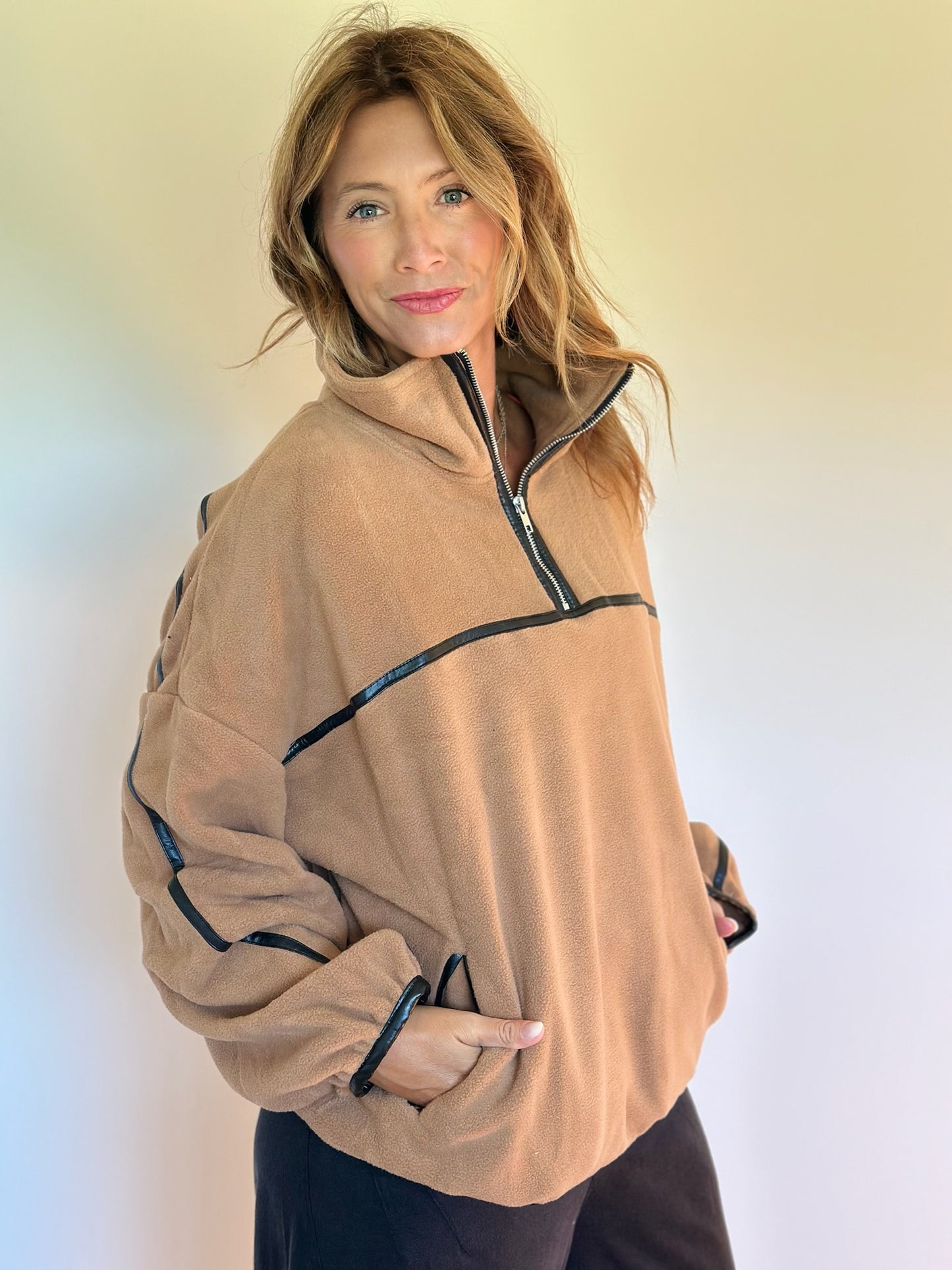 Eleanor Half Zip Fleece Pullover