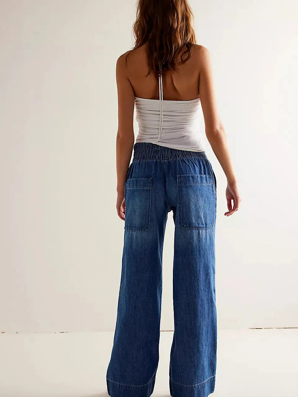 Casual Low-Waist Loose Jeans