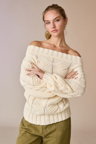 Ella One Shoulder Sweater