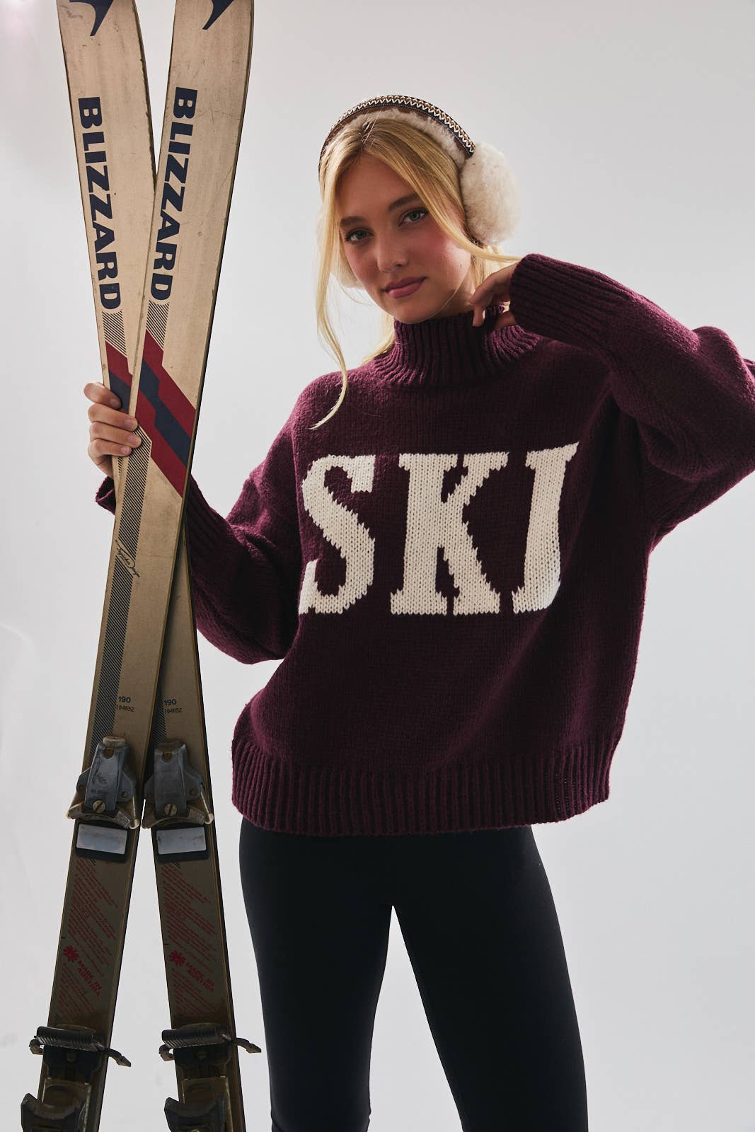 SKI HIGH NECK SWEATER TOP