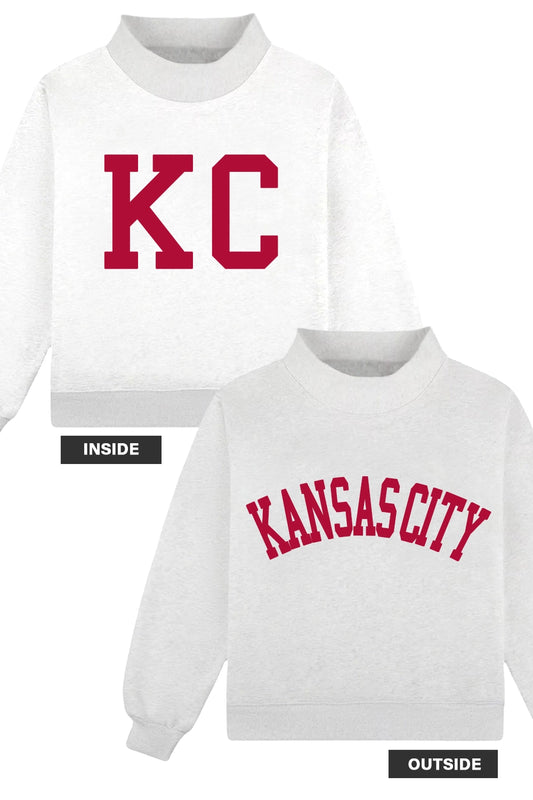 Kansas City Reversible Mock-Neck Sweatshirt