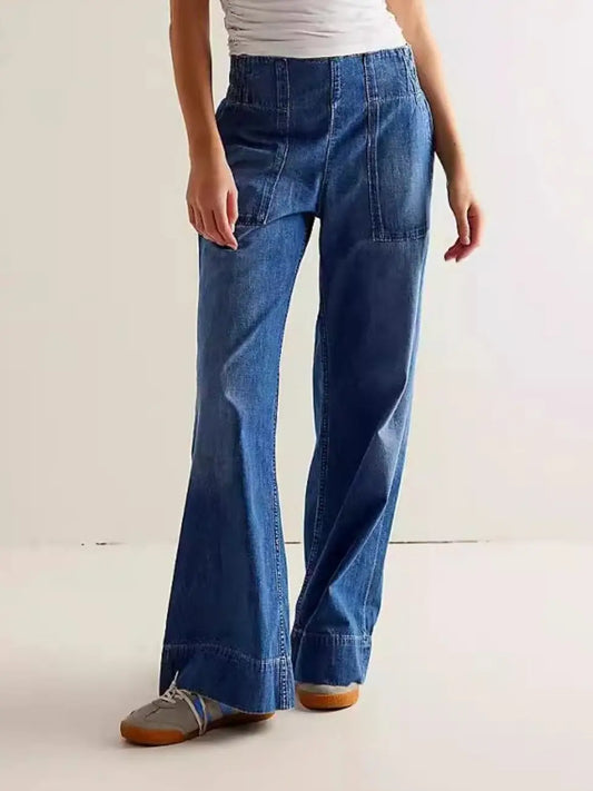 Casual Low-Waist Loose Jeans
