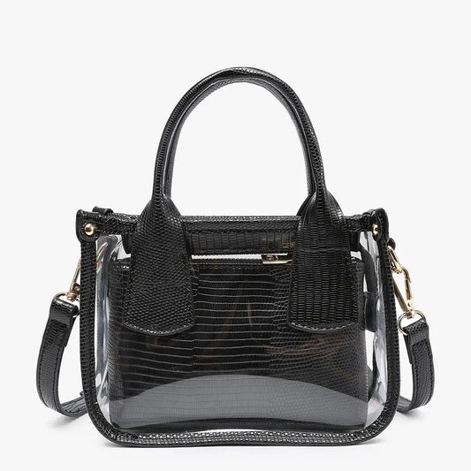 Stacey Clear Satchel w/ Inner Bag