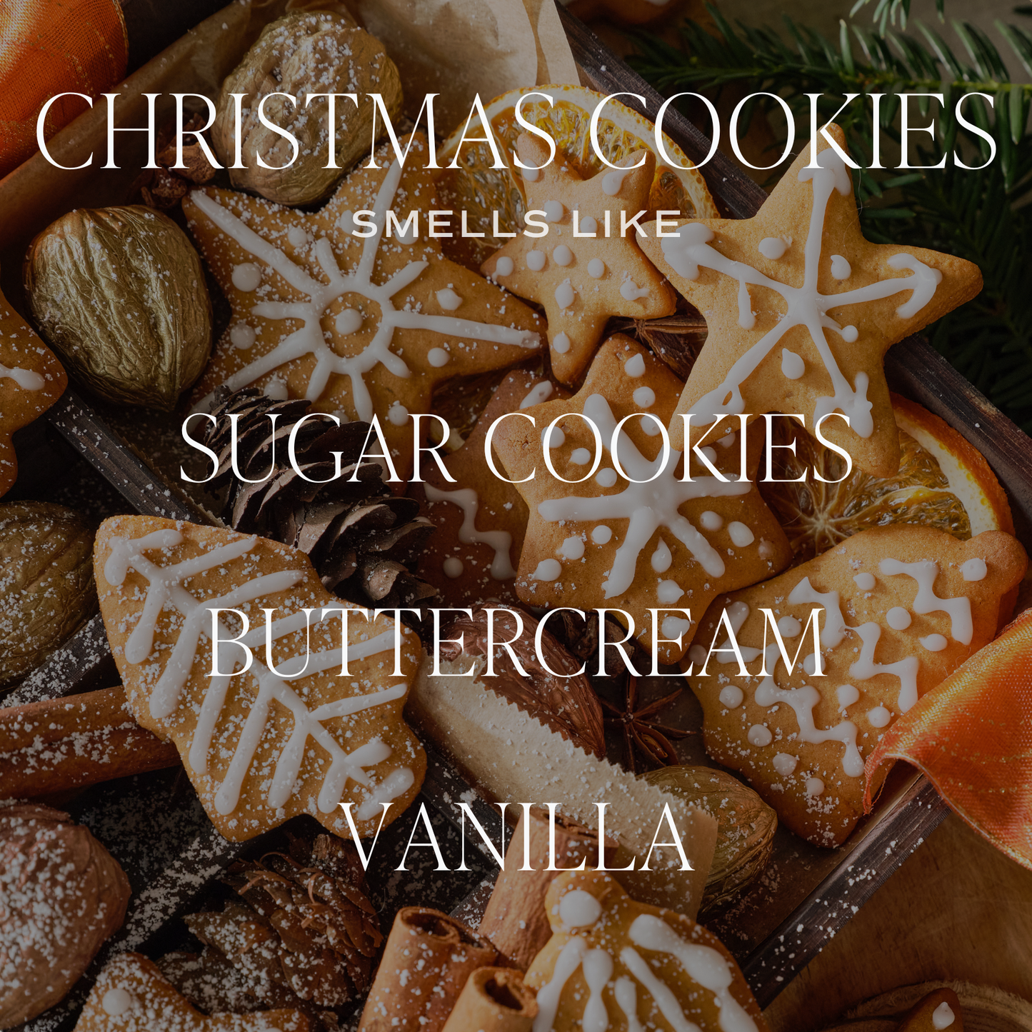 Christmas Cookies 15 oz Matte Soy Candle