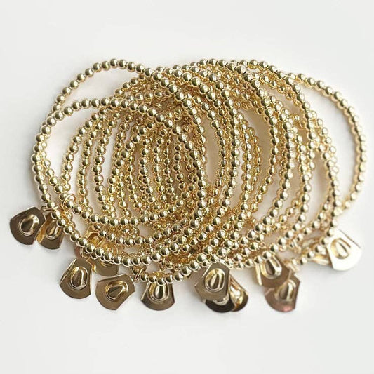 Cowboy Hat Charm Bracelet