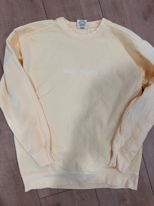 Exclusive: "Walk Boldly" Sweatshirt