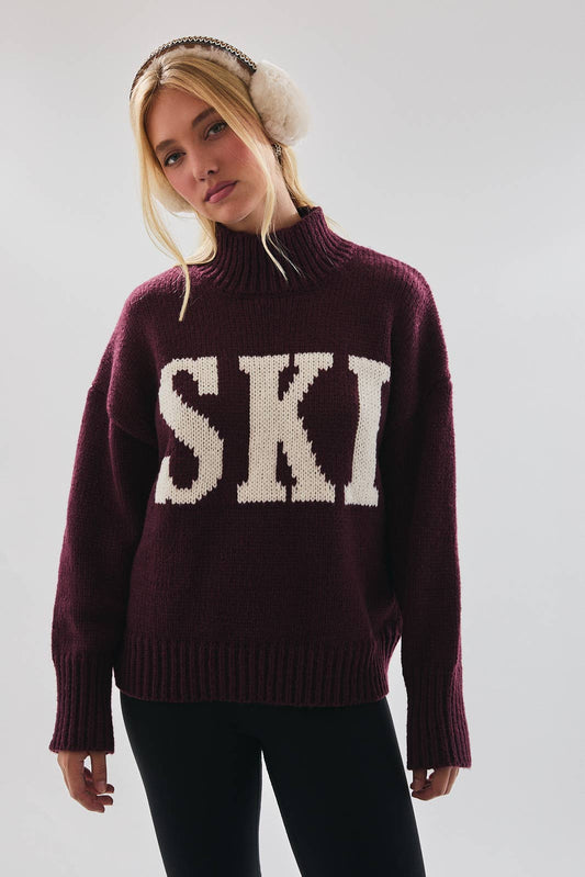 SKI HIGH NECK SWEATER TOP