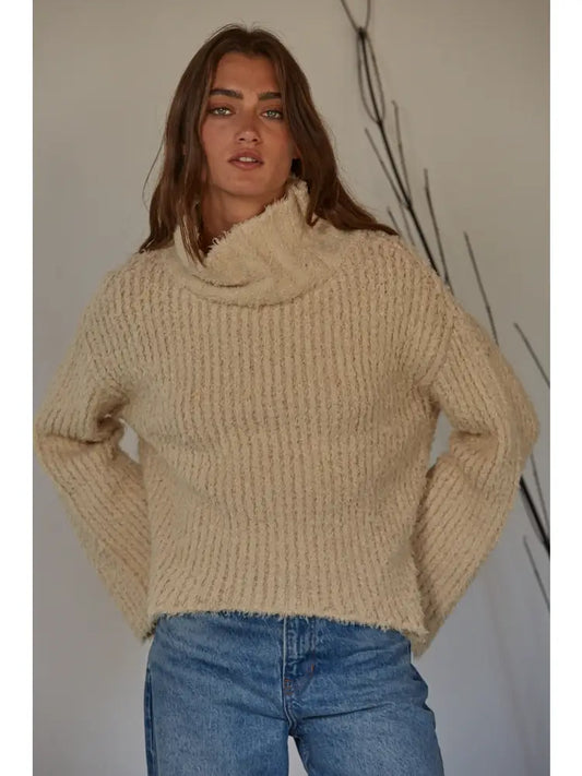 Turtleneck Long Sleeve Sweater